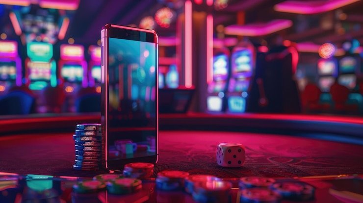 Mobile phone showing dubaislot login dashboard with most-played game categories and live casino tables